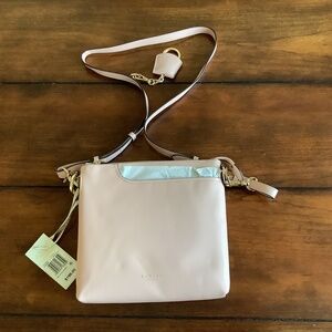 NWT Radley London Leather Small Zip Top Crossbody